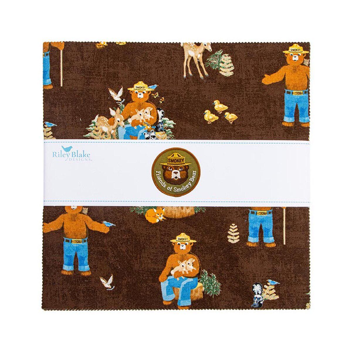 Friends of Smokey Bear Layer Cake 10" Stacker Bundle - Riley Blake Designs - 42 piece Precut Pre cut - Quilting Cotton Fabric - 10 - 16500 - 42 - Ray of Sonshine Design