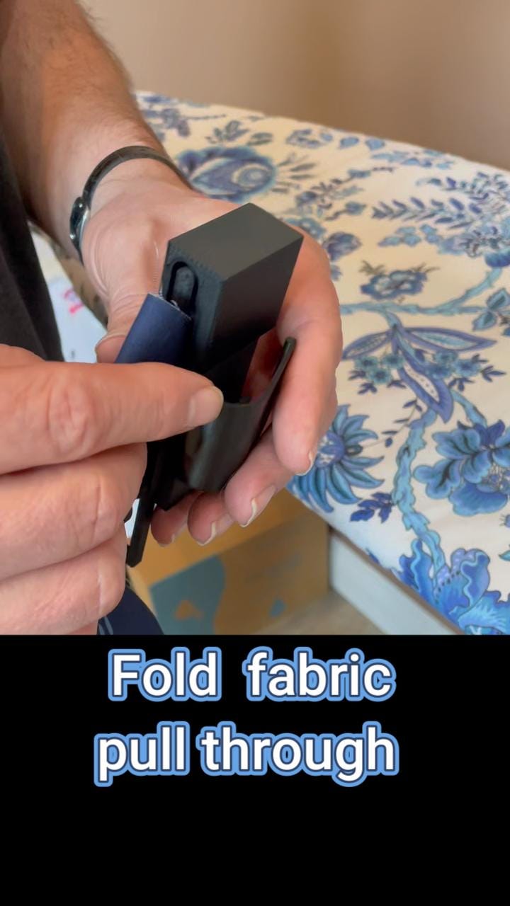 Binding Folder Clip for Quilt Binding, Fully Adjustable Width up to 3 inches making it Easier to Create Binding