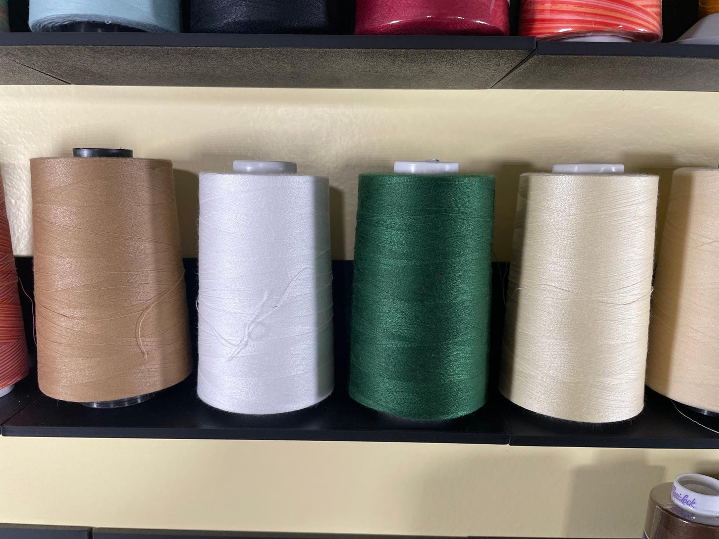 Longarm Organization - Thread Spool Shelf includes command strips