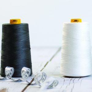 Aurifil Cotton Forty3 Cone - Longarm Thread Mako Cotton 3-ply 40wt 3280yds - 12 Colors Available