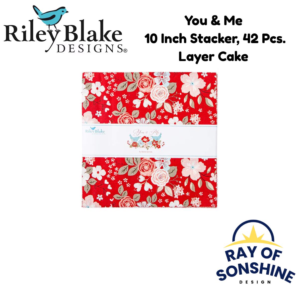 You & Me 10 Inch Stacker, 42 Pcs. - Riley Blake - 10-15630-42 - Layer Cake