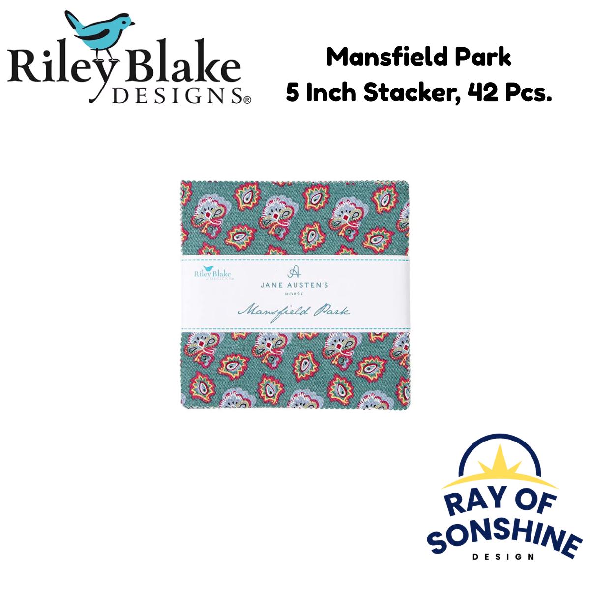 Mansfield Park 5" Stacker (Charm Pack) - Riley Blake Designs - Precuts 5-15190-42