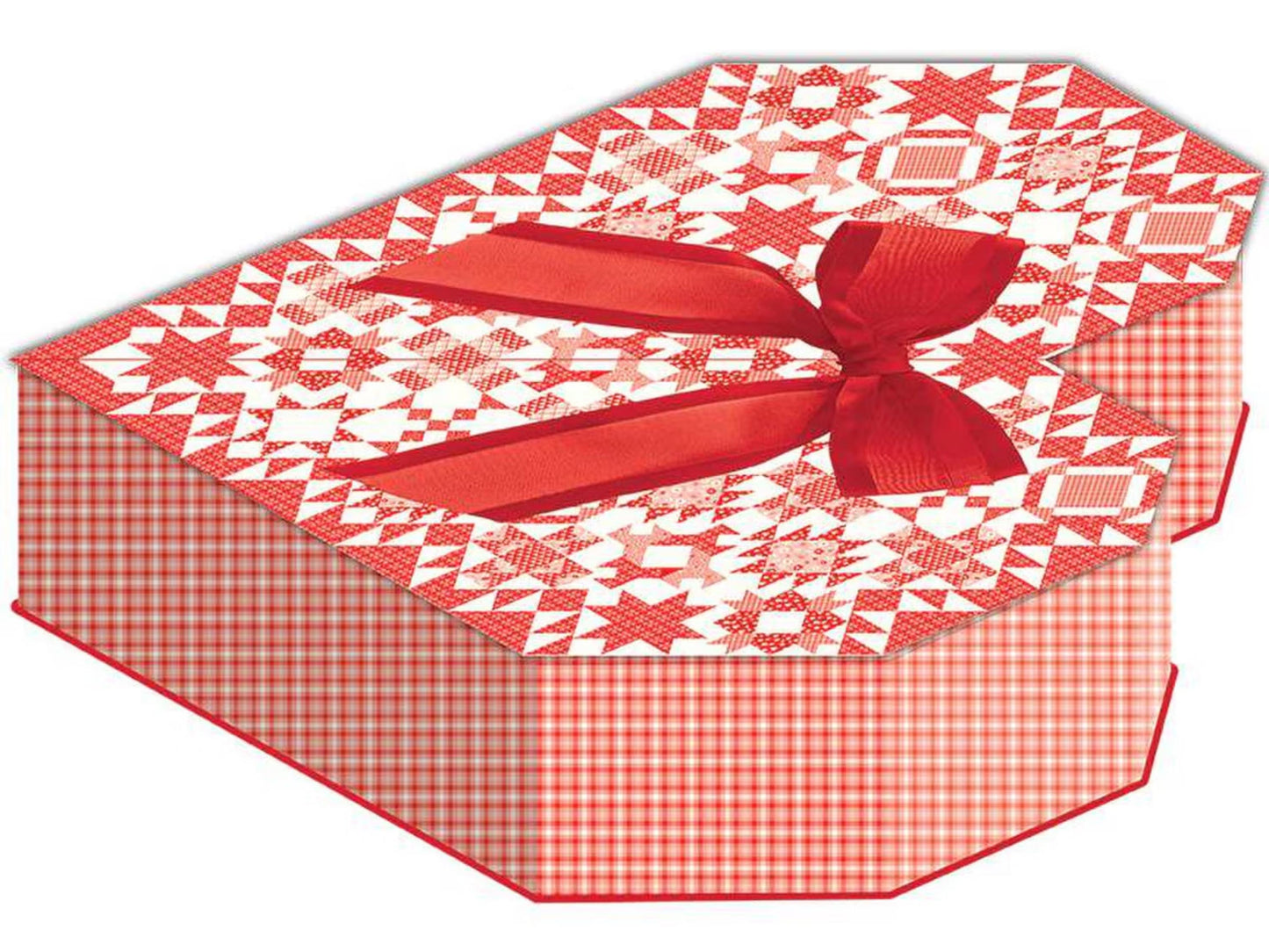Endless Love Quilt Boxed Kit includes pattern and fabric for quilt top and binding. Backing not included.