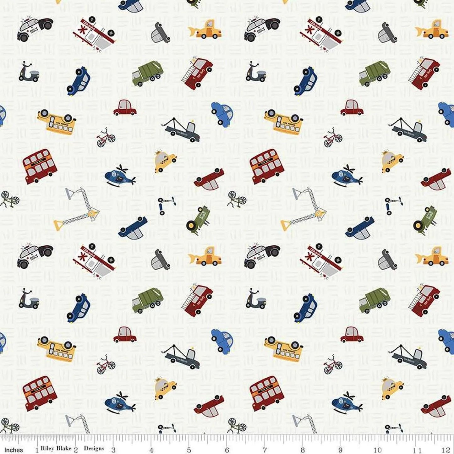 It Takes a Village Traffic Jam Cloud - Riley Blake Designs - Cotton Fabric by the yard - C15464-Cloud