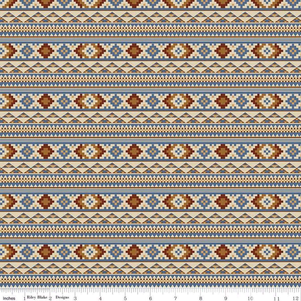 Back of the Chutes Stripe Parchment - Riley Blake Designs - Cotton Fabric by the yard - C10131-PARCHMENT