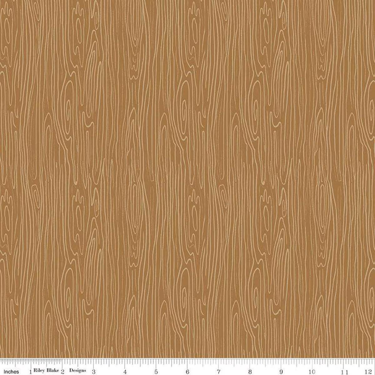 Pine Grove Woodgrain Burlap - C15937-BURLAP - Riley Blake Designs - Outdoor Fabric - Cotton Fabric by the yard