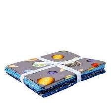 Outer Space by NASA 7 Piece Bundle Gray- Riley Blake Designs - Total of 6 yards and 1 panel - 1YD-15480G-7