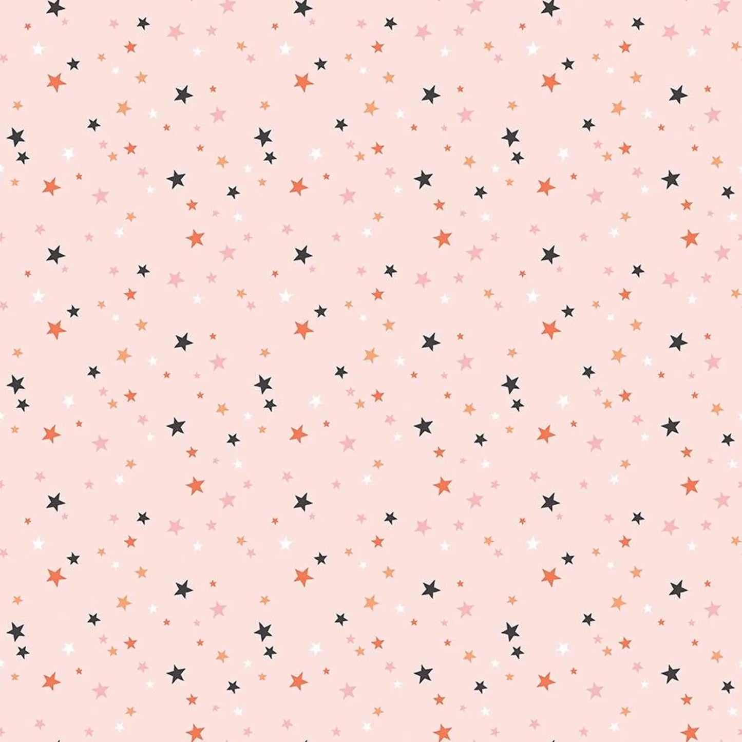 Hey Pumpkin Stars Blush- Riley Blake Designs - Cotton Fabric by the yard - C16037-BLUSH - Halloween Fabric