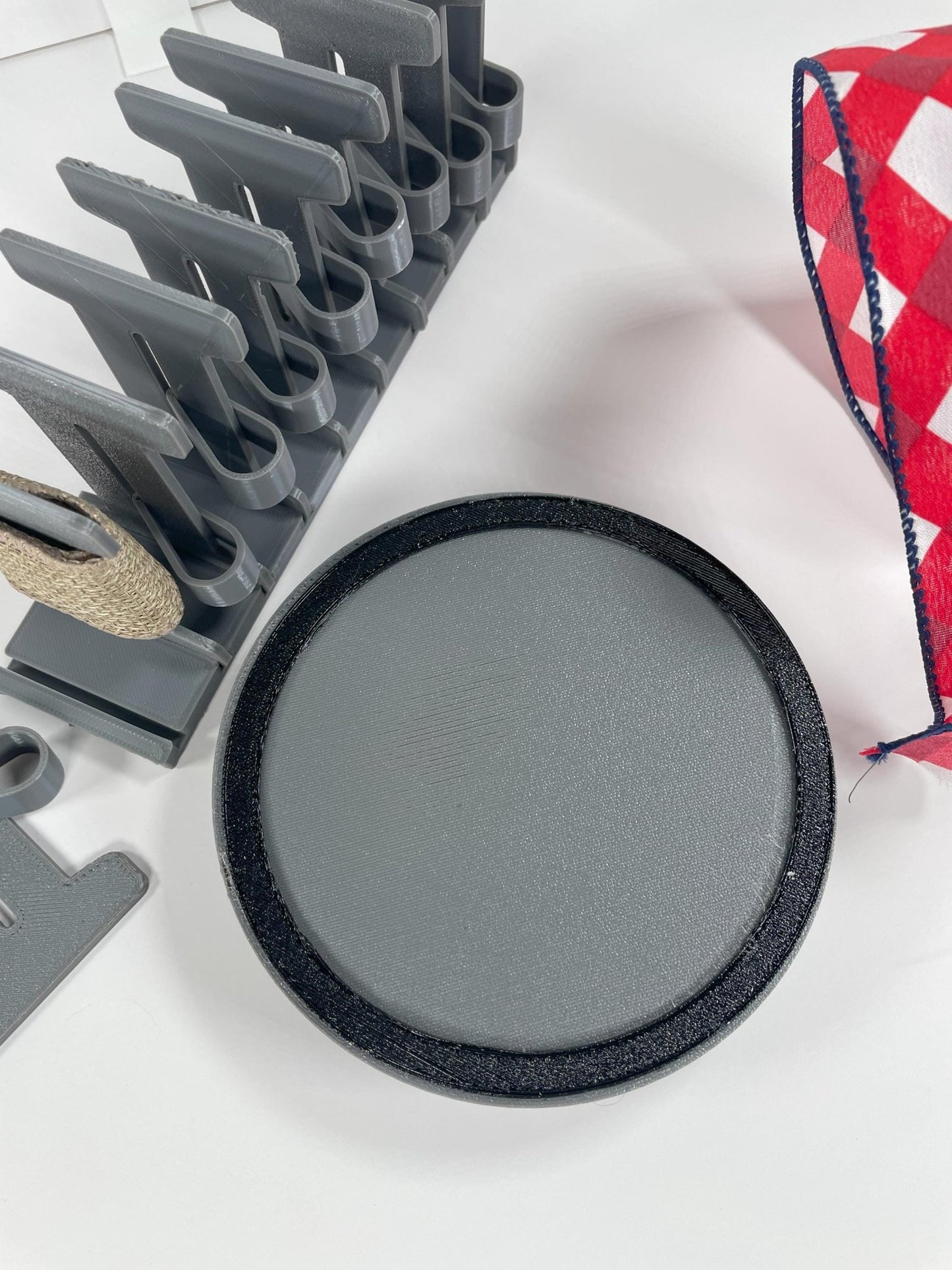 Ribbon , Lace , Trim, Floss Spool Holder Cards with Organizer Base and Spinner. - Ray of Sonshine Design