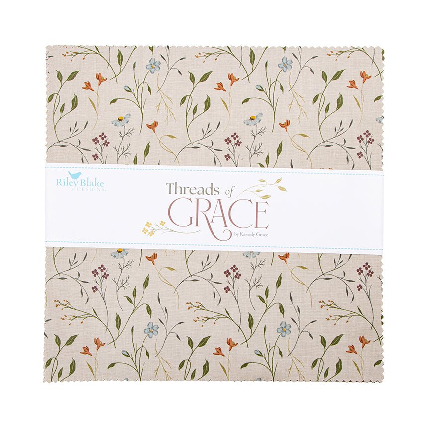 Threads of Grace 10 - inch Stacker by Riley Blake Designs - 42 Piece Precut Bundle - Ray of Sonshine Design