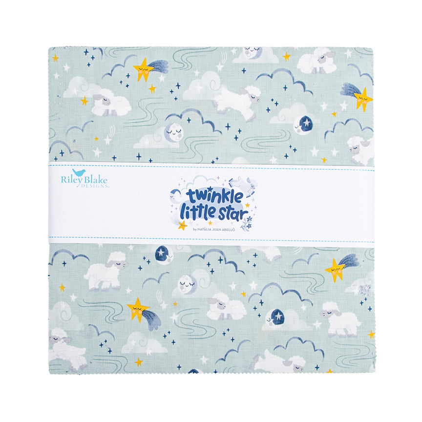 Twinkle Little Star 10 Inch Stacker 42 Pcs Riley Blake Designs Precut Quilting Cotton