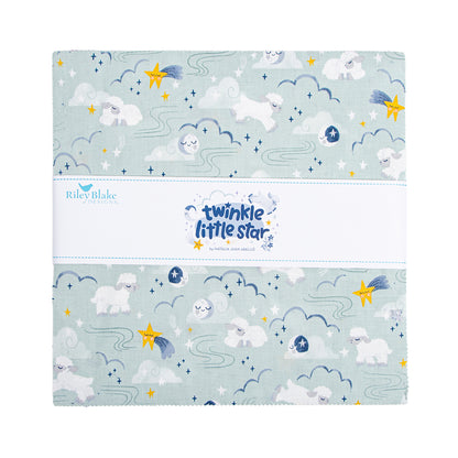 Twinkle Little Star 10 Inch Stacker 42 Pcs Riley Blake Designs Precut Quilting Cotton