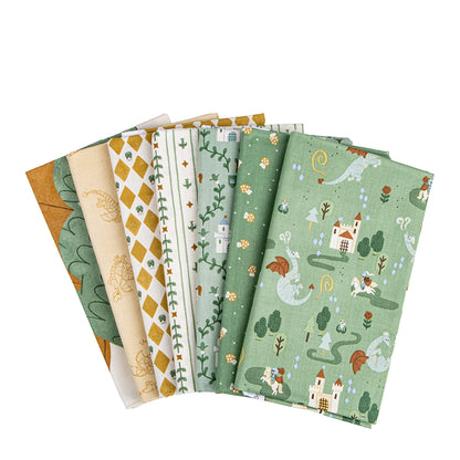 Faraway Kingdom 1-Yard Fabric Bundle Forest (7 Pieces) | Riley Blake Designs