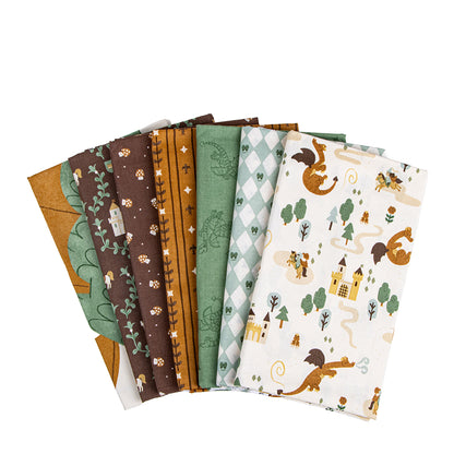 Faraway Kingdom 1-Yard Bundle Sand 7 pcs | Riley Blake Designs