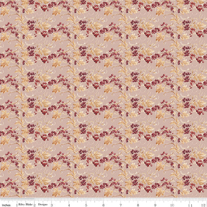 Evening on the Prairie Prairie Berries Blush Fabric by the Yard or Fat Quarter - Riley Blake Designs