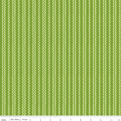 Awakening Scallops Kiwi Riley Blake Designs Fabric by the Yard