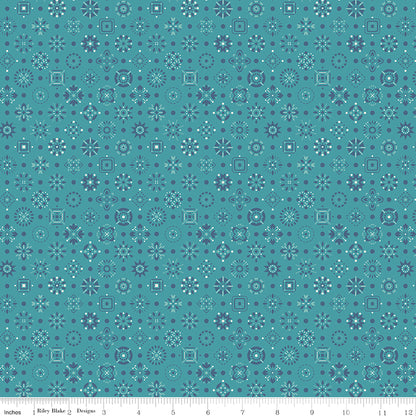Farmer's Daughter Raindrop Fabric by the Yard or Fat Quarter | by Lori Holt for Riley Blake
