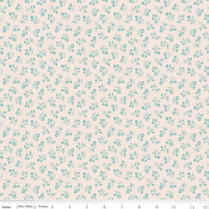 Farmer's Daughter Vintage Background Raindrop Riley Blake Fabric by the Yard