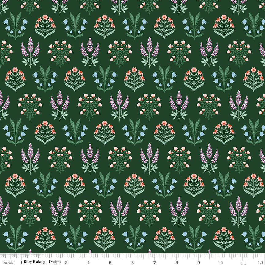 Meadow Moments Blossom Trail Forest Riley Blake Fabric by the Yard