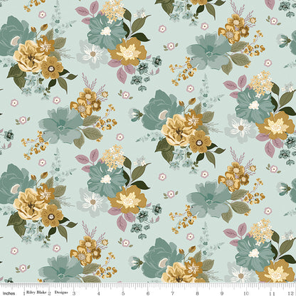 Renew Main Bleached Denim Fabric by the Yard or Fat Quarter - Sandy Gervais for Riley Blake Designs