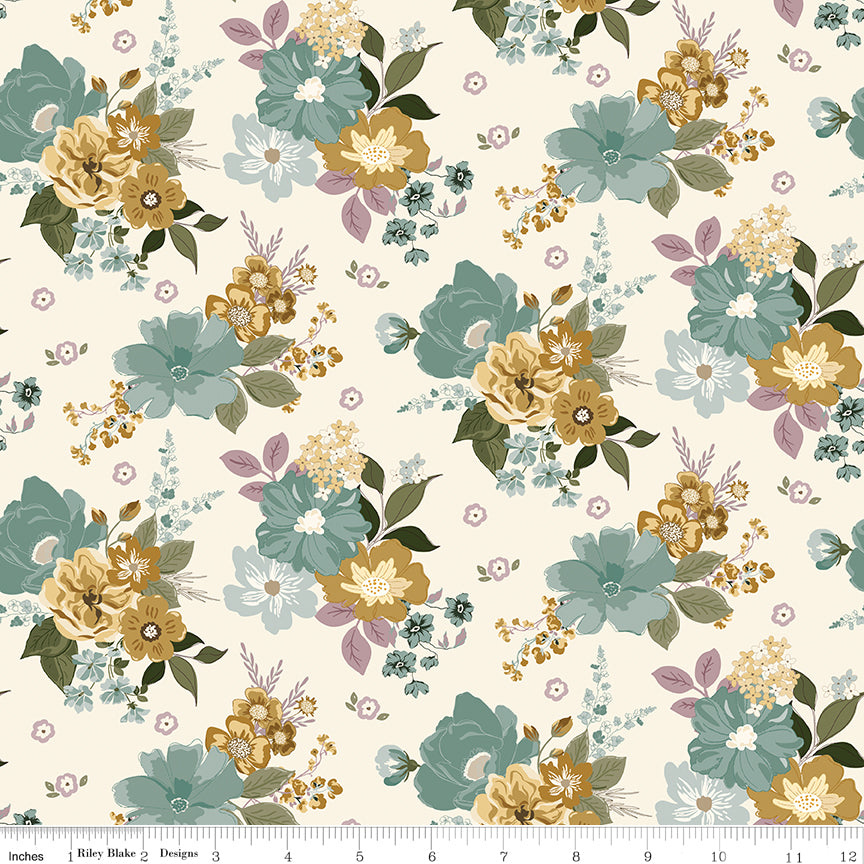 Renew Main Latte Fabric by the Yard or Fat Quarter - Sandy Gervais for Riley Blake Designs