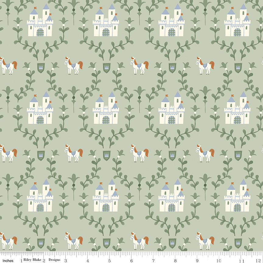 Faraway Kingdom Enchanted Castle Swamp Riley Blake Designs Fabric by the Yard