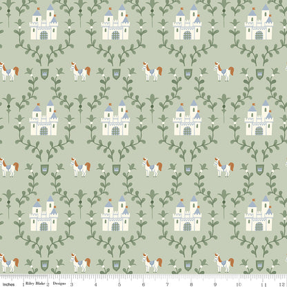 Faraway Kingdom Enchanted Castle Swamp Riley Blake Designs Fabric by the Yard