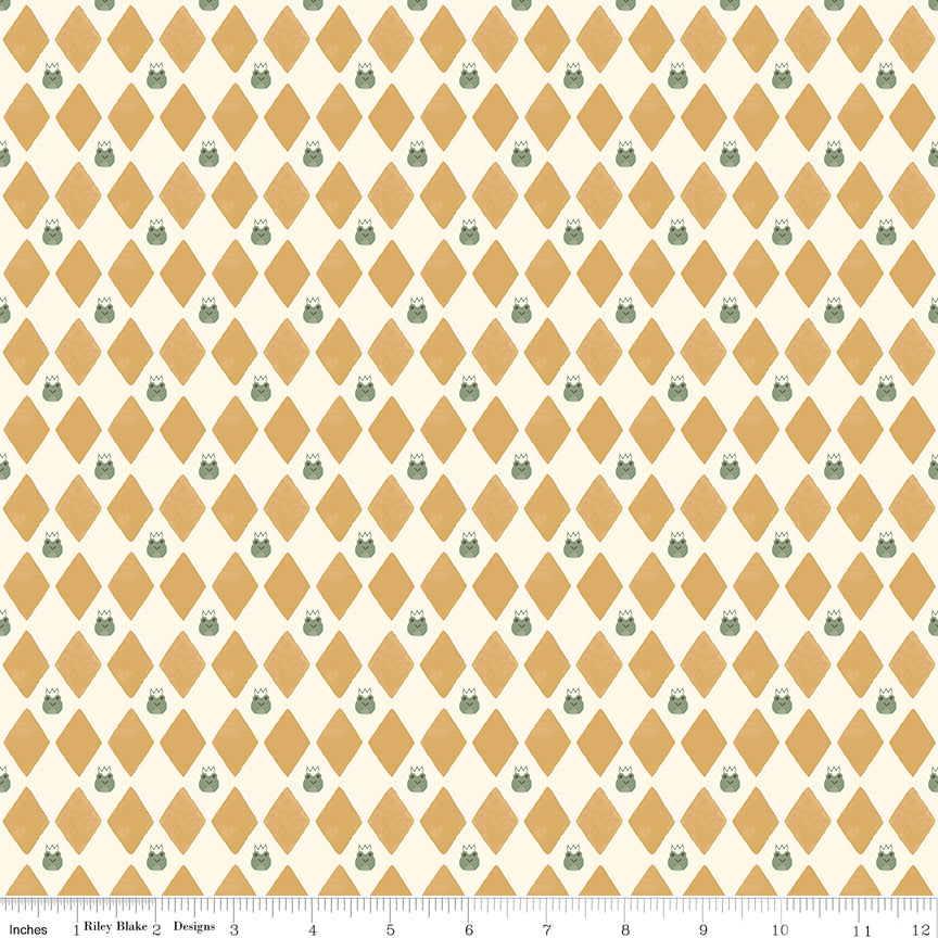Faraway Kingdom Harlequin Prince Sand Riley Blake Fabric by the Yard