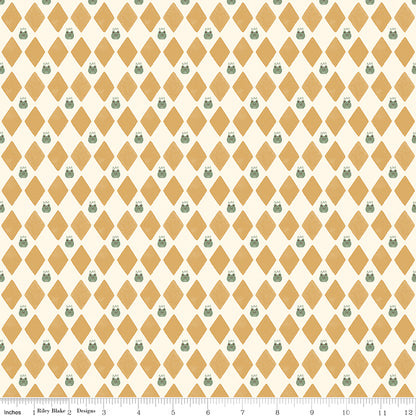 Faraway Kingdom Harlequin Prince Sand Riley Blake Fabric by the Yard