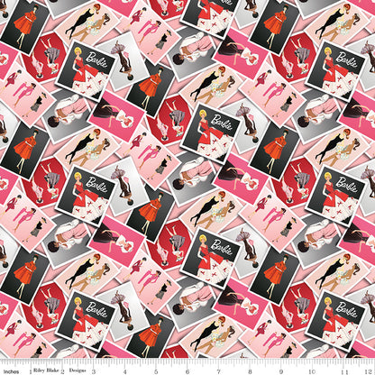 Barbie Vintage Photos Pink Riley Blake Designs Fabric by the Yard
