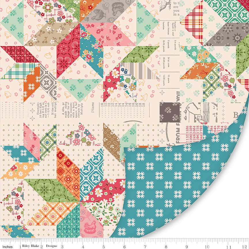 Double Lush Velvet 58/60 Farmer's Daughter Fabric by the Yard or Fat Quarter | Riley Blake Designs