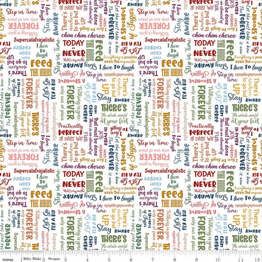 A Spoonful of Sugar Storybook Cloud Riley Blake Quilting Fabric by the Yard - Ray of Sonshine Design