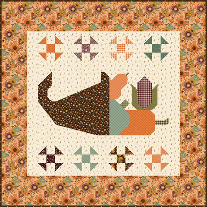 A Year's Growth Quilt Pattern by Sandy Gervais – 48.5 in Square - Ray of Sonshine Design