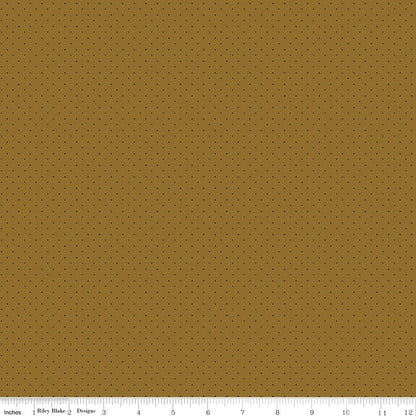 American Jane Pindots Brown Riley Blake Designs Quilting Cotton Fabric by the Yard - Ray of Sonshine Design