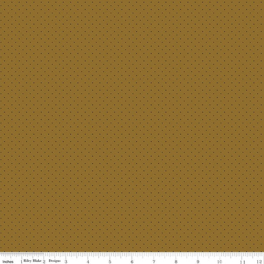 American Jane Pindots Brown Riley Blake Designs Quilting Cotton Fabric by the Yard - Ray of Sonshine Design
