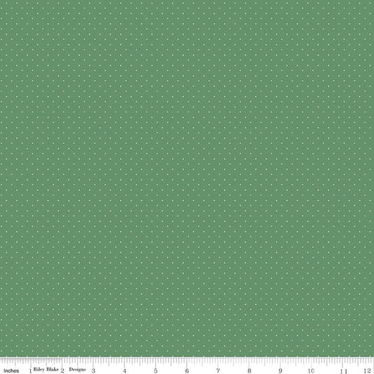 American Jane Pindots Grass Riley Blake Designs Quilting Cotton Fabric by the Yard - Ray of Sonshine Design