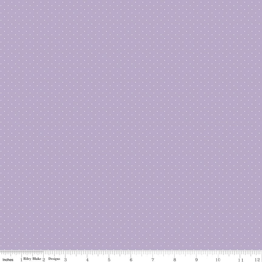 American Jane Pindots Lilac Riley Blake Designs Quilting Cotton Fabric by the Yard - Ray of Sonshine Design