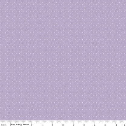 American Jane Pindots Lilac Riley Blake Designs Quilting Cotton Fabric by the Yard - Ray of Sonshine Design