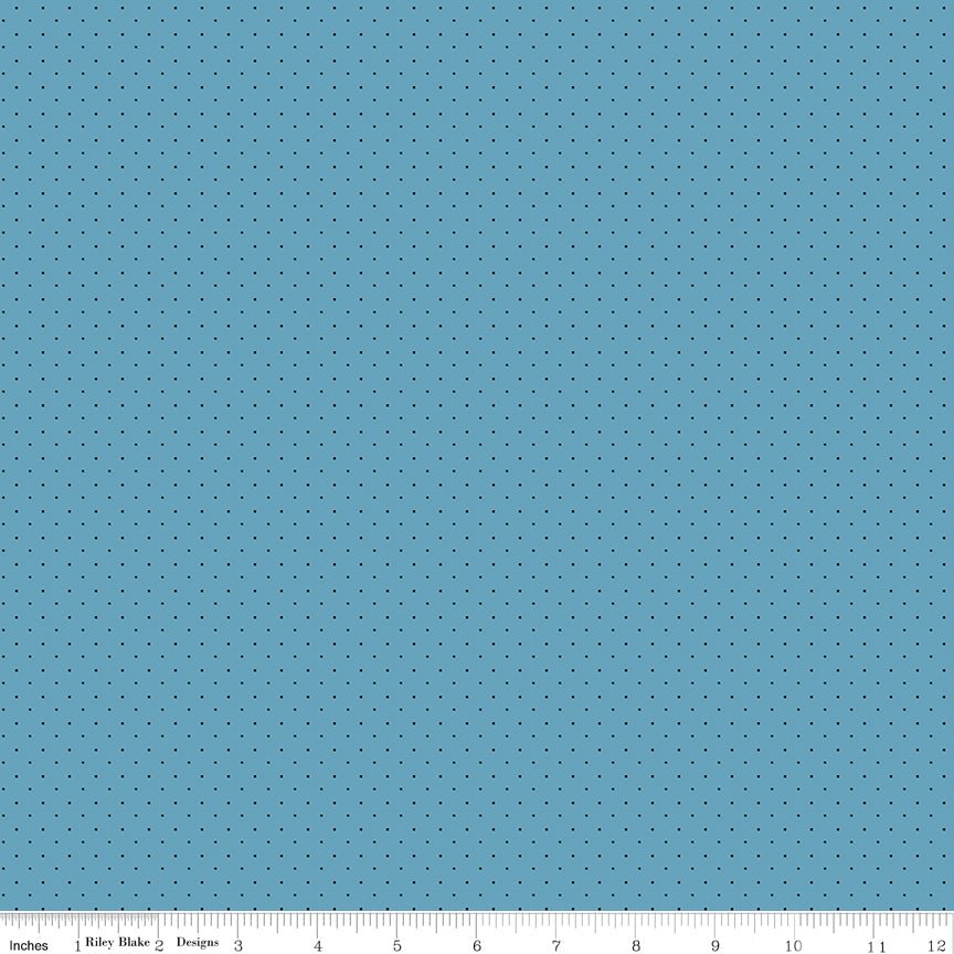 American Jane Pindots Ocean Riley Blake Quilting Fabric by the Yard - Ray of Sonshine Design