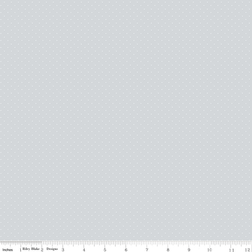 American Jane Pindots Silver Riley Blake Quilting Cotton Fabric by the Yard - Ray of Sonshine Design