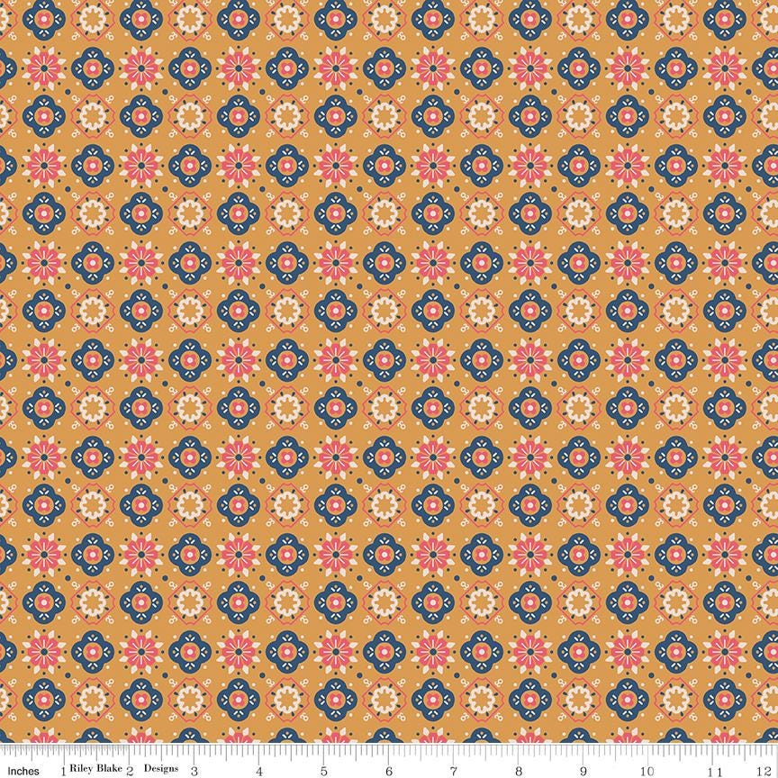 Americana Honor Cider - Riley Blake Designs - Quilting Cotton Fabric by the yard - C16092 - CIDER - Ray of Sonshine Design