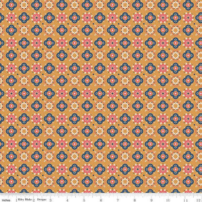 Americana Honor Cider - Riley Blake Designs - Quilting Cotton Fabric by the yard - C16092 - CIDER - Ray of Sonshine Design