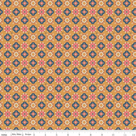 Americana Honor Cider - Riley Blake Designs - Quilting Cotton Fabric by the yard - C16092 - CIDER - Ray of Sonshine Design