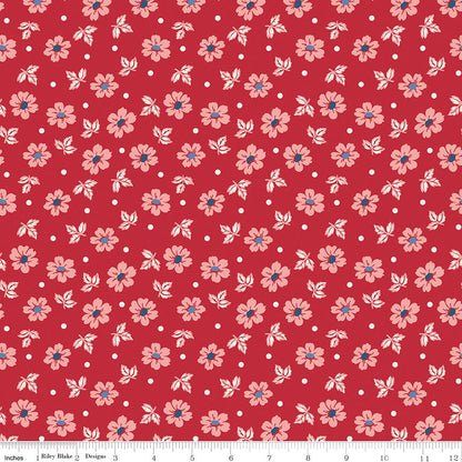 Americana Washington Berry - Riley Blake Designs - Quilting Cotton Fabric by the yard - C16081 - BERRY - Ray of Sonshine Design