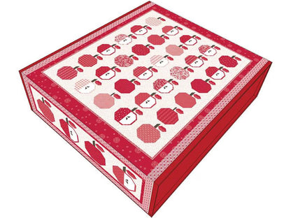 Apple Season Quilt Boxed Kit includes pattern and fabric for quilt top and binding. Backing not included. KT - 15660 - Ray of Sonshine Design