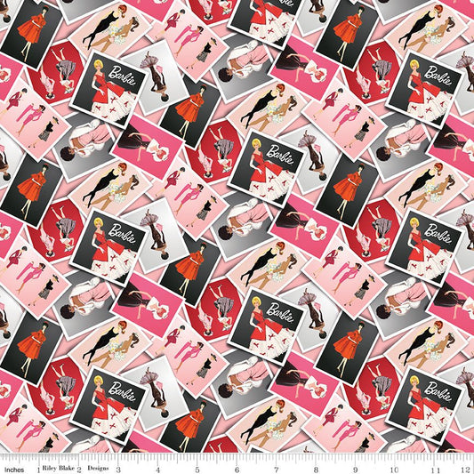 Barbie Vintage Photos Pink Riley Blake Designs Fabric by the Yard - Ray of Sonshine Design