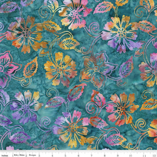 Batiks Garden Fresh Stardust Splash - Ray of Sonshine Design