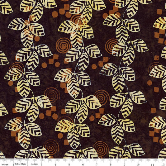 Batiks Kalinda Tigerwood Riley Blake Designs Quilting Cotton Fabric by the Yard - Ray of Sonshine Design