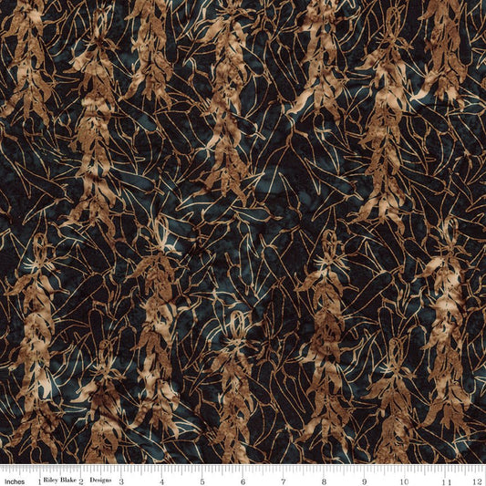 Batiks Places You'll Go Western Reflections Smoky Teal Riley Blake Designs Fabric by the Yard - Ray of Sonshine Design