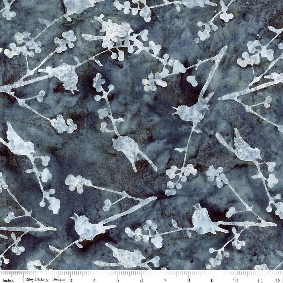 Batiks Sassy and Tweet Charcoal - Riley Blake Designs - Cotton Fabric by the Yard - BT23091 - 157 - Ray of Sonshine Design